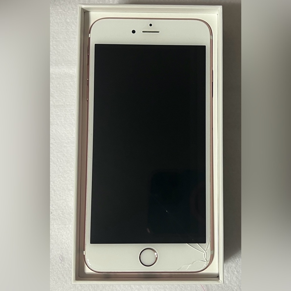 Apple iPhone 6s Plus 64 GB storage capacity - has a crack in screen.
